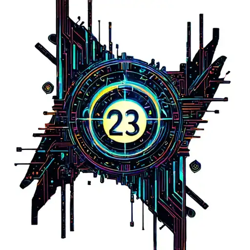 Number 23 In A Open Circle