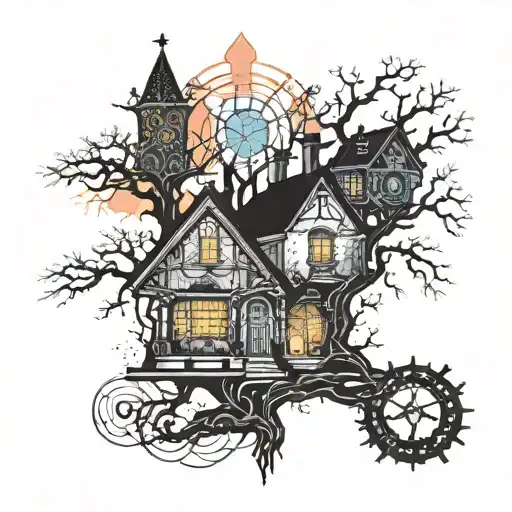 Gothic Houses And Family Tree