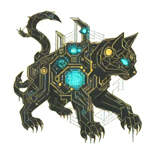 Mechanical Cat Warrior
