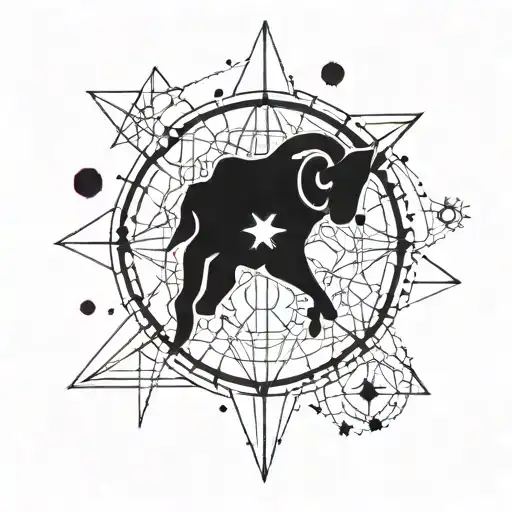 Simple Aries Star Constellation