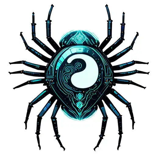 Spider With Semicolon