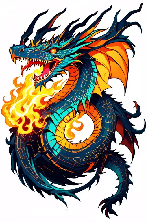 Dragon Breathing Fire