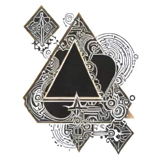 Ace Of Spades Black Overlapping