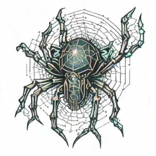 Gothic Abstract Spider