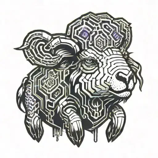 A Baby Sheep Lying And Melting