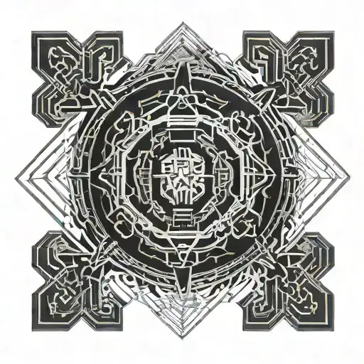 Neo-runic Space Viking Geometry