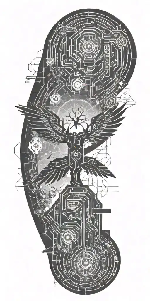 Blade Runner Geometrical Tree