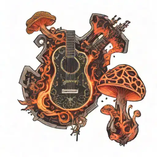 Guitar Forest Mushroom