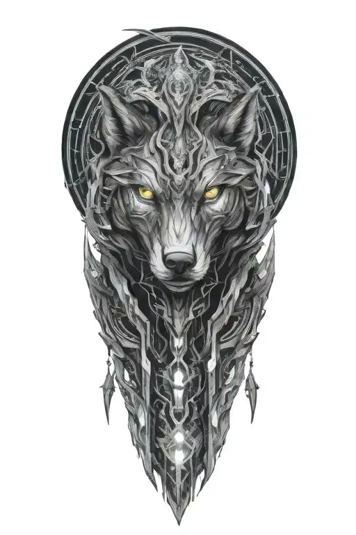 Add A Wolf Inside The Ravens Torso With It Dying Dara Knot