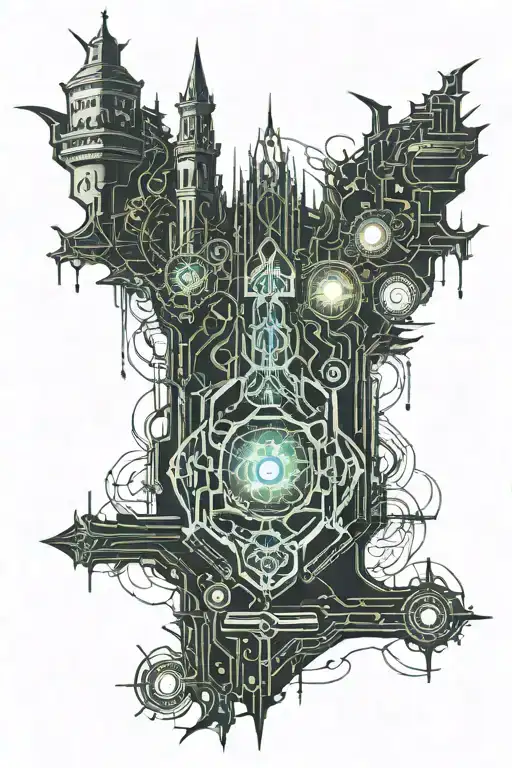 Gothic Castles And Demon Knight