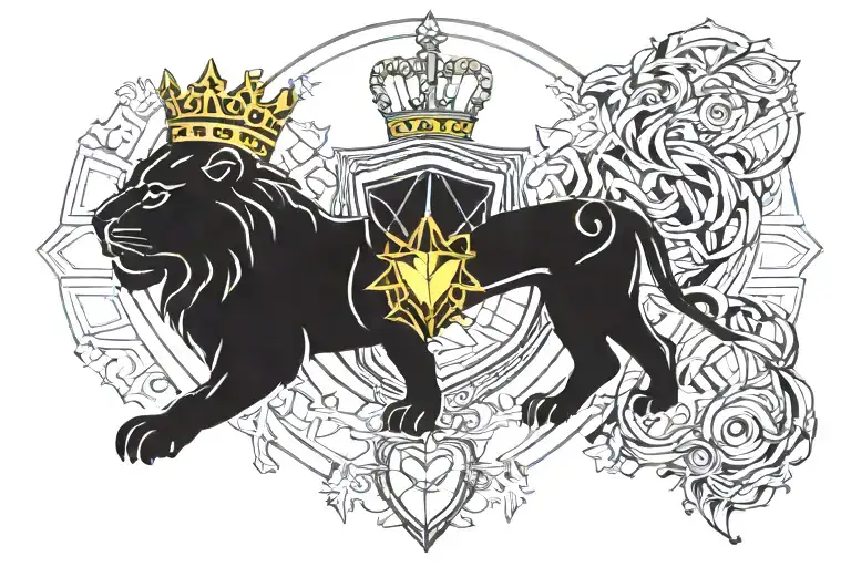 Lions Roar With Claddagh Ring