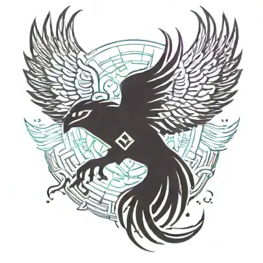 Phoenix Rising From Ashes