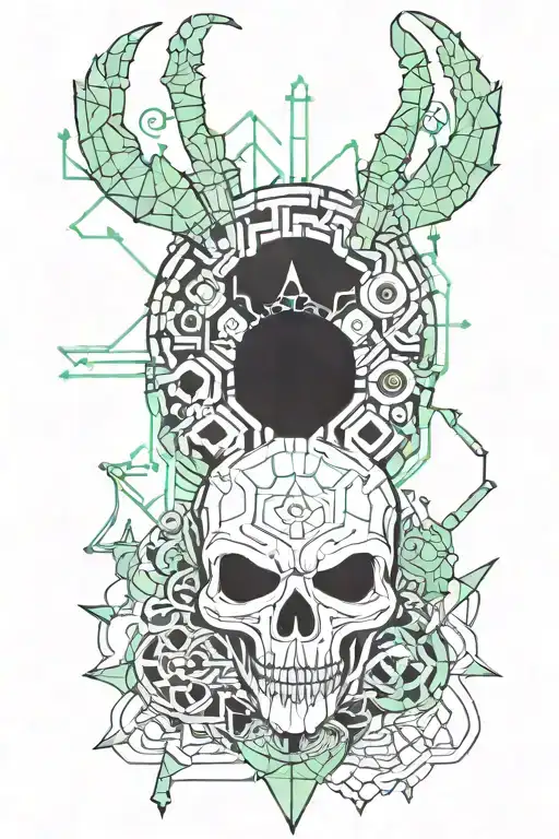 Stich Demon Smoking Weed