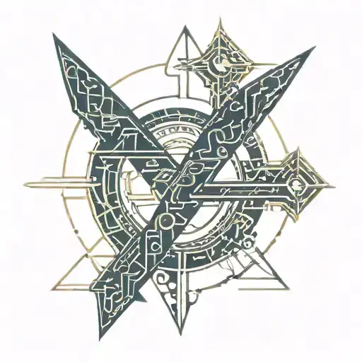 Tattoo Of The Word 'Storm' Written Across