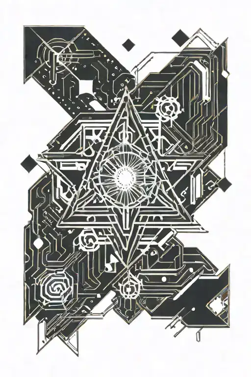 Meteor Symbol Intertwined Within Her She Loved One