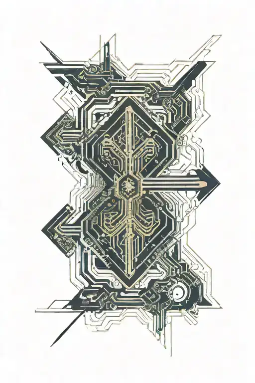 Arrow Made With Lines