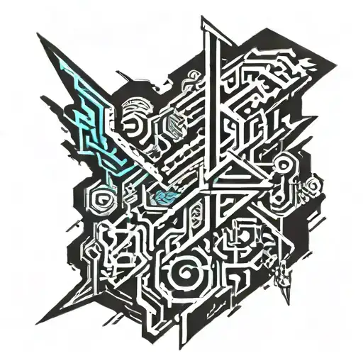 Tribal Sleeve Inspired By Renji Abarai From Bleach