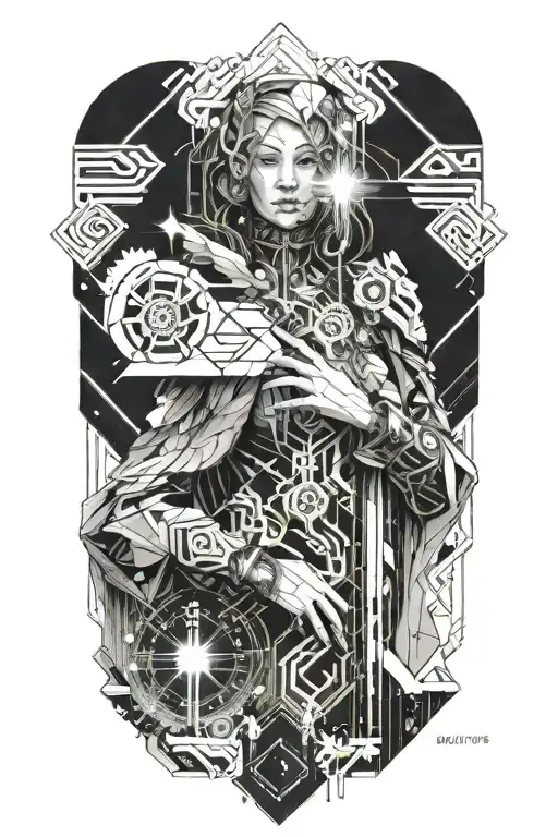 Heaven Opening Her Coat To Reveal Hidden Galaxies