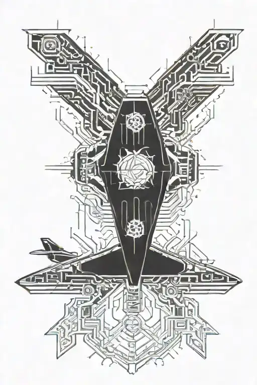 Airplane Flying Across