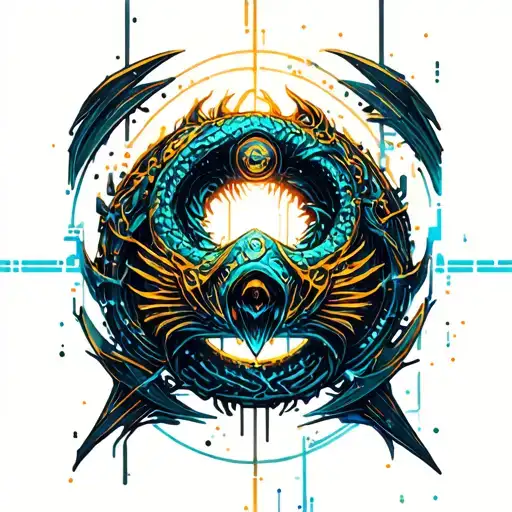 Ouroboros Fish Transforming