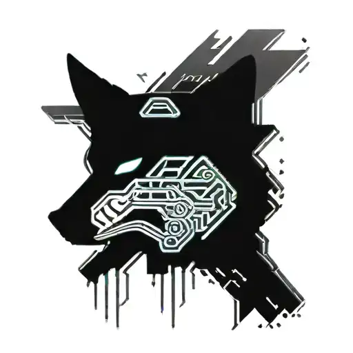 Wolf In Motorcycle Helmet