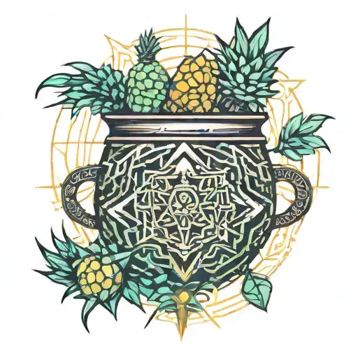 Witch Cauldron Pineapples