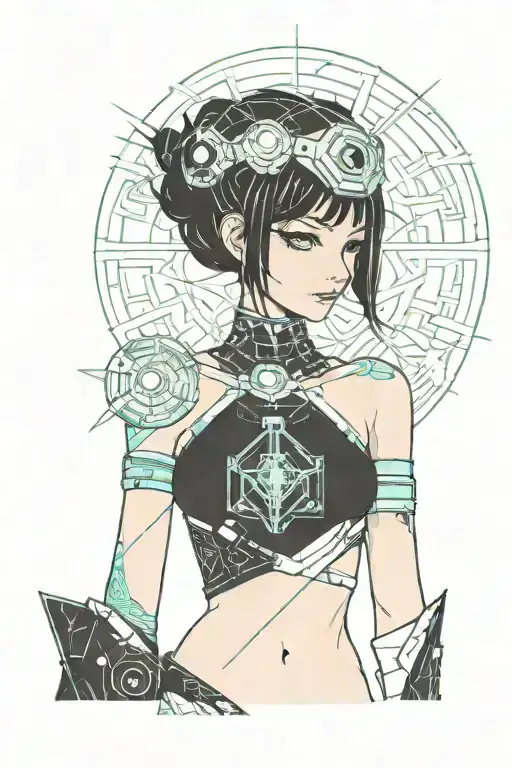 Anime Girl Wearing