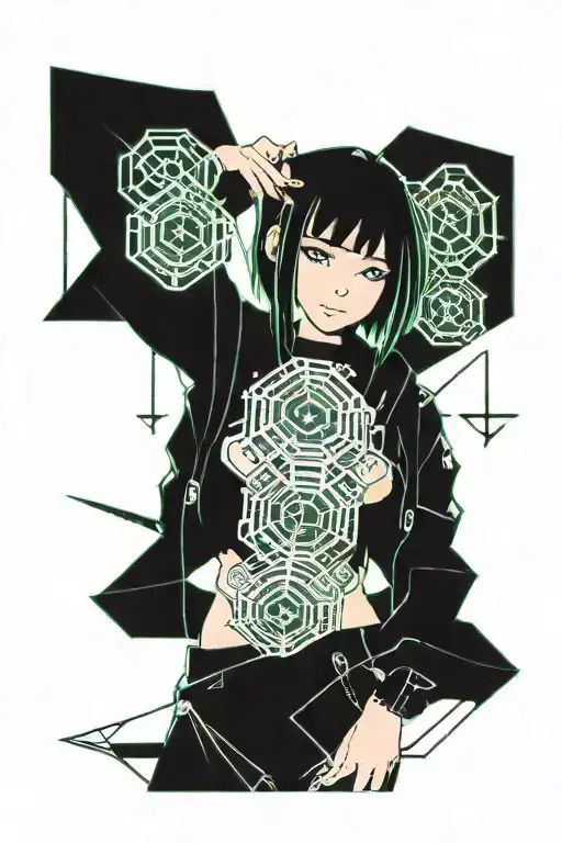 Anime Girl Wearing