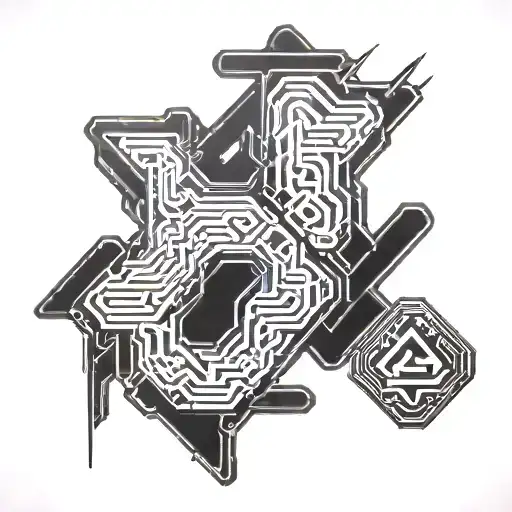Cybernetic Viking Runes