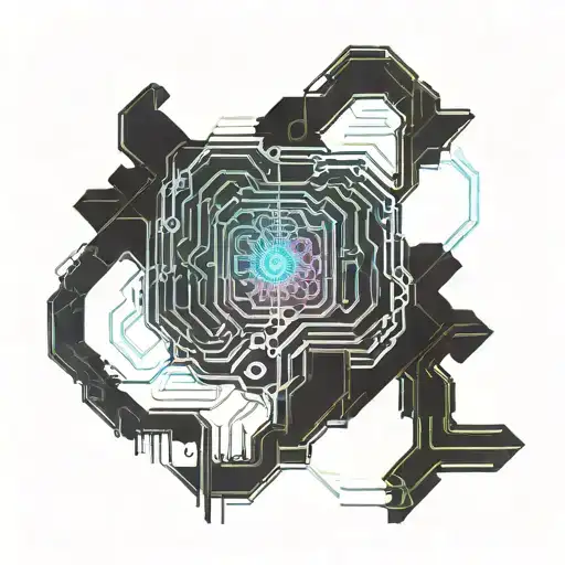 Computer Coding With Ai And Human Brain Inside
