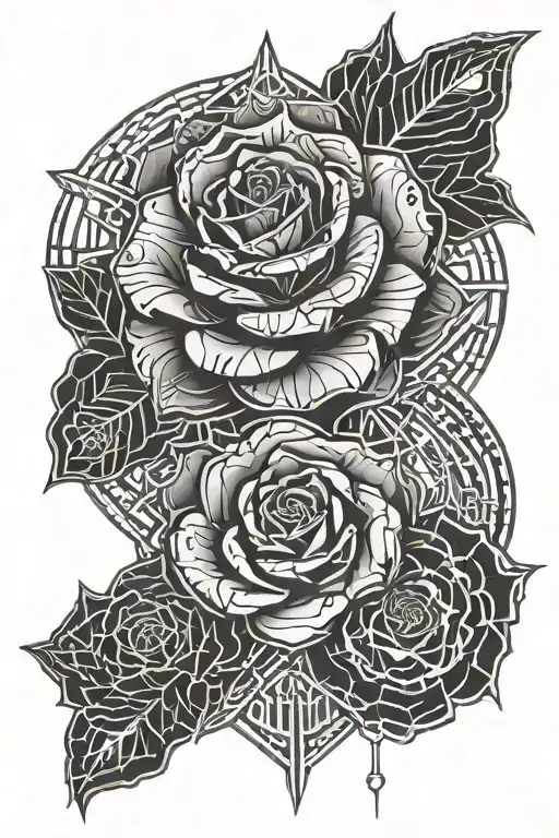 Roses Blooming