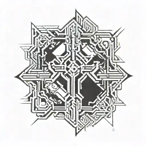Cross With Cyber Sigilism
