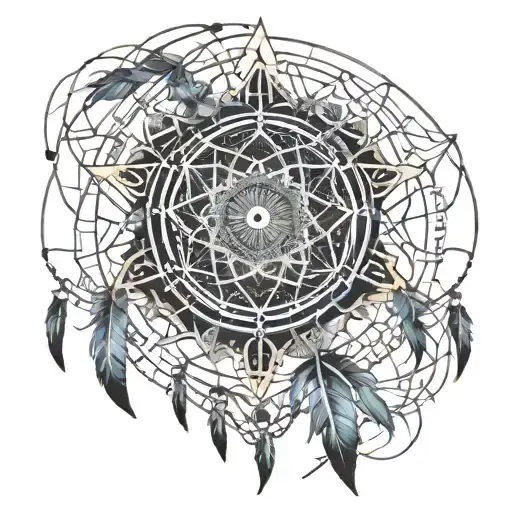 Voodoo Dream Catcher Very Detailed