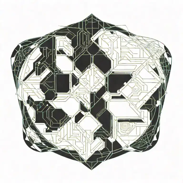 Dainty Neo Tribal And Cybersigilism Inspired Design Full Back Design Featuring A Lower Waist