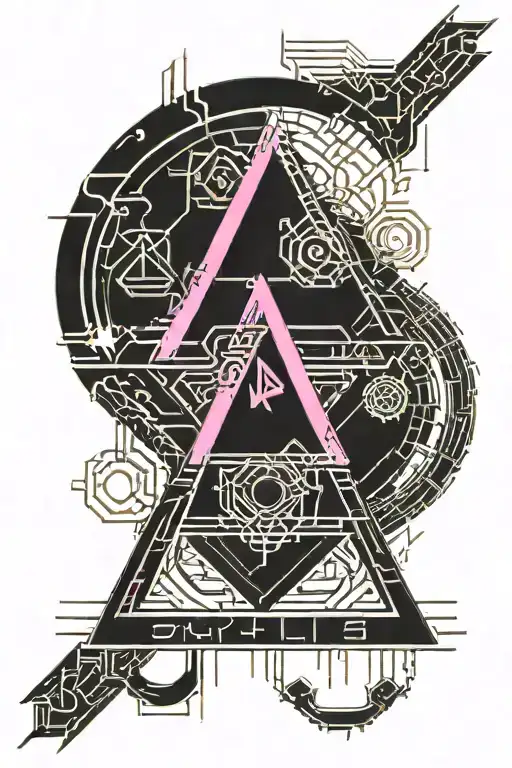 Cyber Sigilism Style With Runes