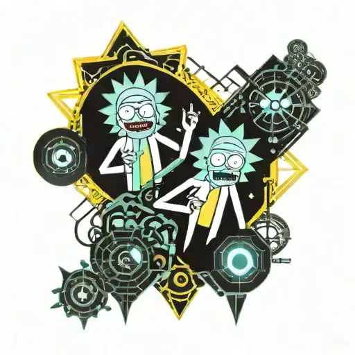 Rick And Morty Together Cartoon