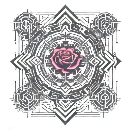 Rose And Word 'Sonder' Written