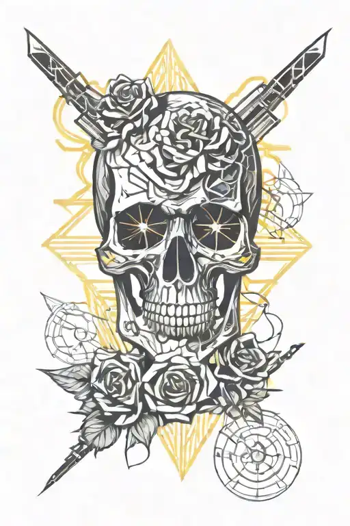 Skull And Roses