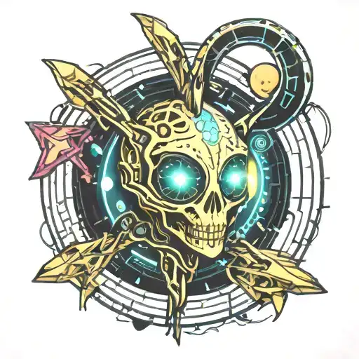 Cute Alien And A Wormhole Interstellar