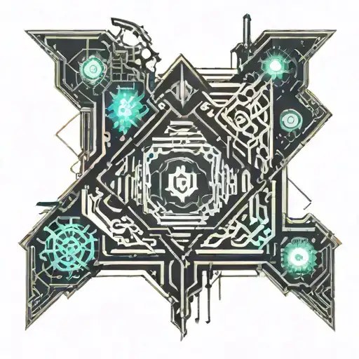 Beserker Gutts With A Cyberpunk Gadgets Connected