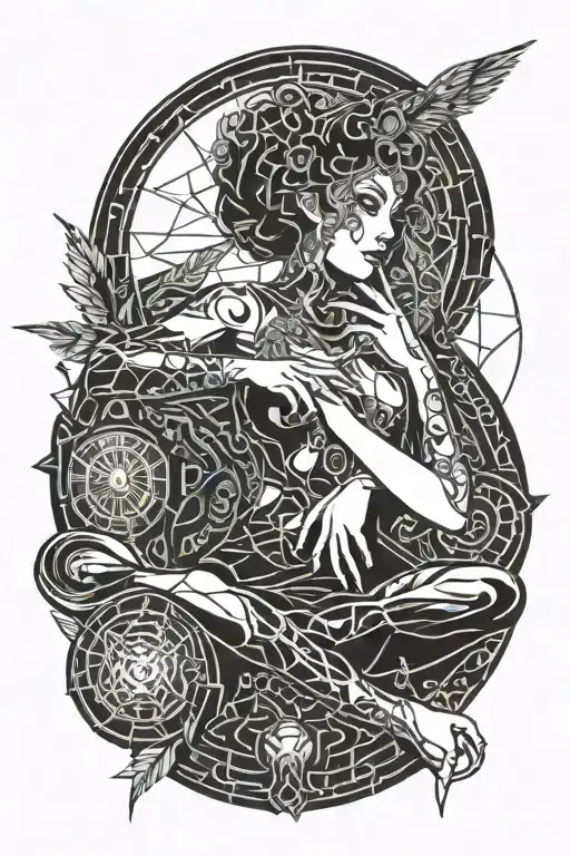 Nature Goddess Laying