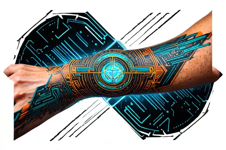 Bladerunner 2049 Colour Forearm