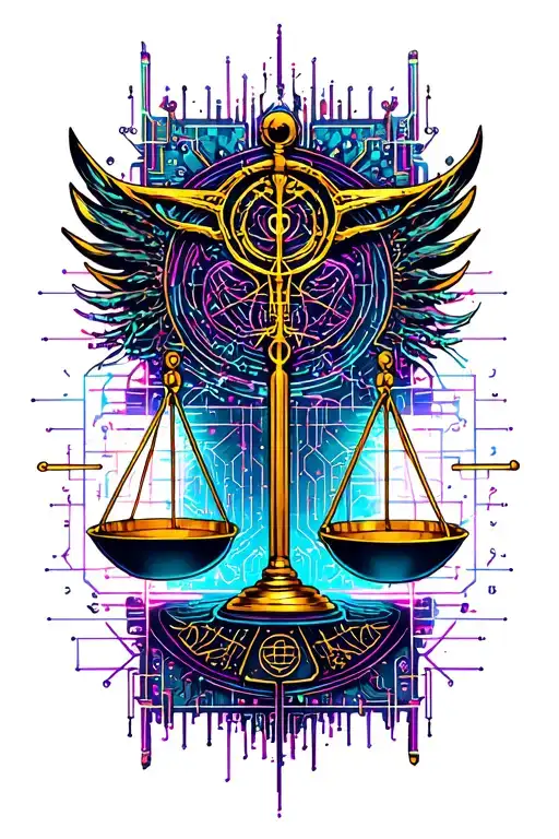 Libra Scales Balancing Life