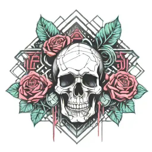 Skull And Roses