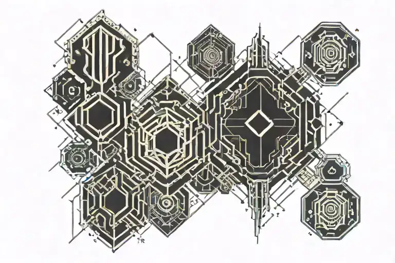 Full Arm Geometric Design Inspired