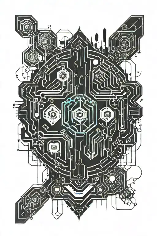 Futuristic Cyberpunk Scene