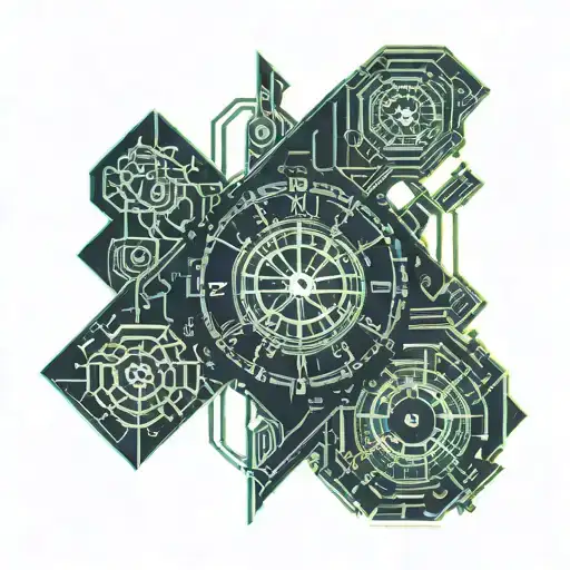 Tore Skin Mechanic Clock