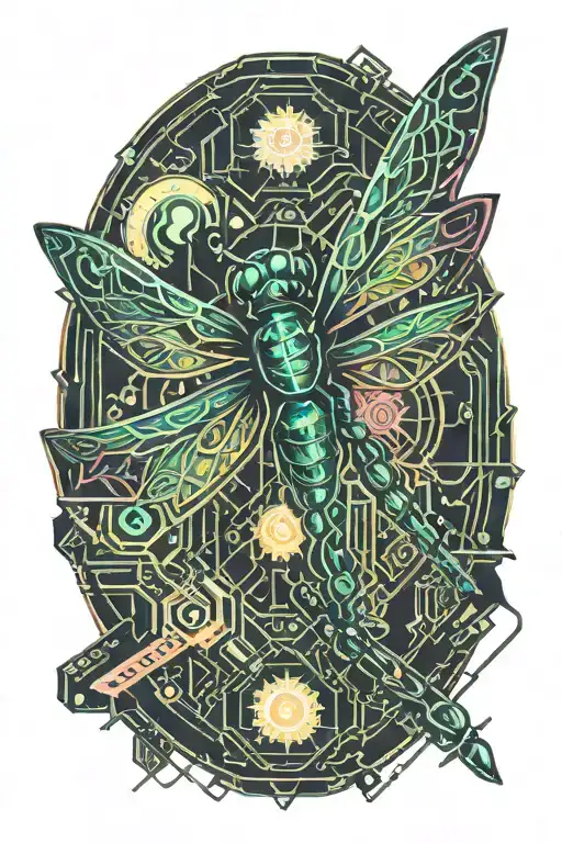 Baby Dragonfly Flying