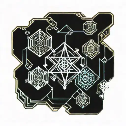 Pagan Symbols Intertwined