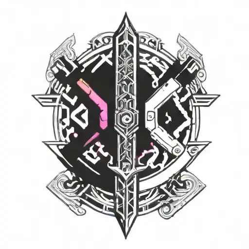 A Mystical Sword That Is Somewhat Ancient And Reminiscent Of The Swords Of Chaos